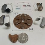 Size 312 hearing-aid batteries